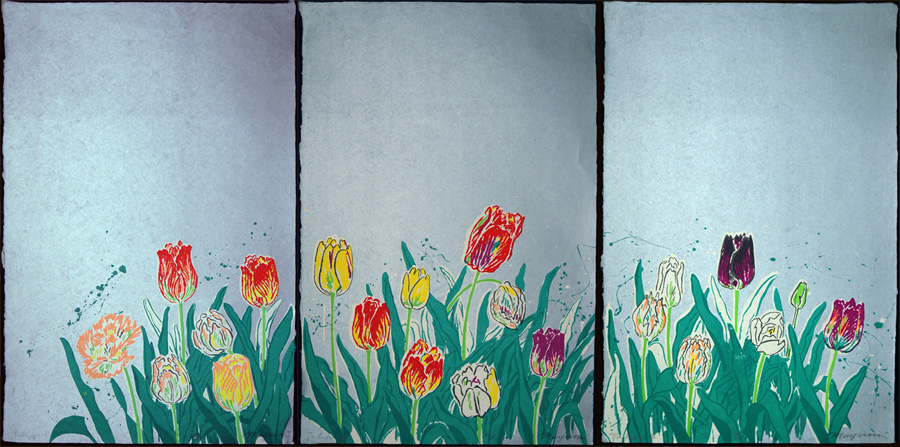 Tulips I, II, III - triptych