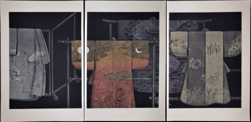 Kimono - Four Seasons (triptych) - sold