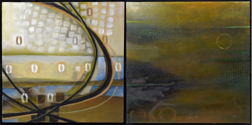 Song of Wind #2 - diptych