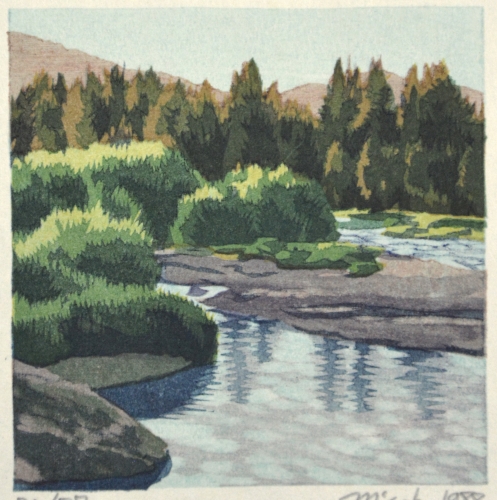 Morning Light, Tuolumne River (Yosemite Series)