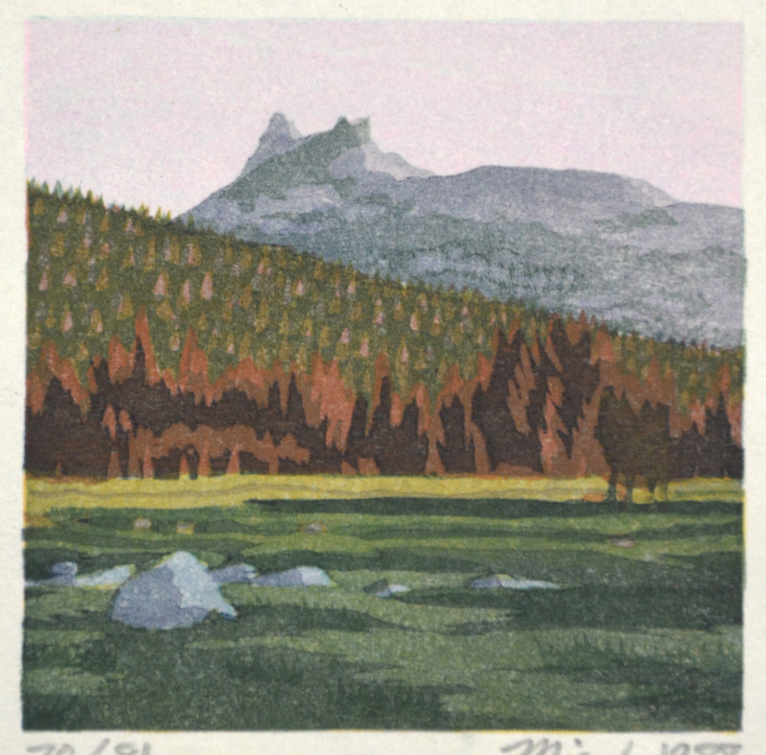 Twilight, Unicorn Peak (Yosemite series)