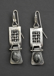 Sterling Silver and Picasso Jasper Earrings - sold