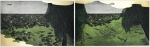 Over the Pond - diptych