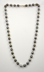 Necklace: Faceted Tahitian Pearl