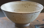White Speckle Bowl #76 - SOLD