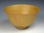 Ido Teabowl, yellow egg glaze #94 - sold