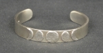 Moon Phases Cuff Bracelet: - Sterling Silver