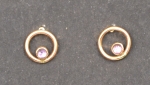 Amethyst Stud Earring