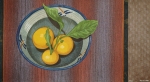 Paperwork: Dragonfly Bowl with Lemons - sold