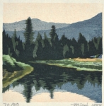 Dawn, Lyell Fork (Yosemite series)