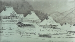 Snow Village No. 7 (scroll) - sold