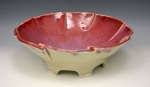 Copper Red, Faceted Bowl