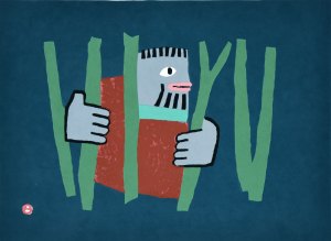 Mountain Man in Branches