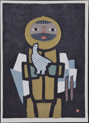 Mountaineer and Bird