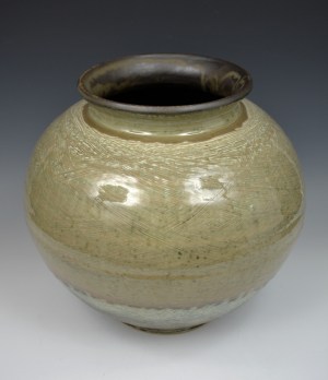 Copper Ash Glazed Vase #21
