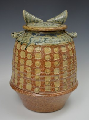 Blue Ash Samurai Jar