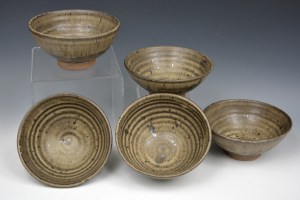 Rice Bowls - gray blue