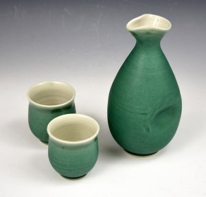 Jade Green Sake Set