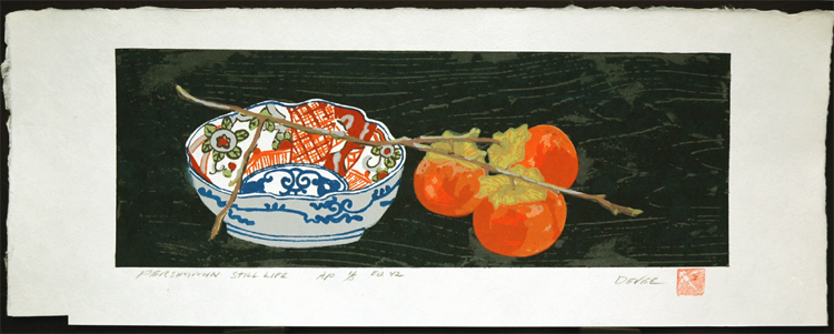 Persimmon Still Life