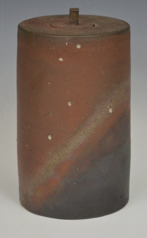 Round Red Container with lid #863