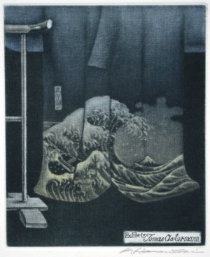 Hokusai Wave (Ex Libris 378)
