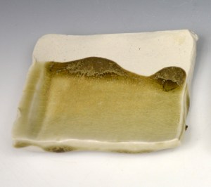 Hakuji: rectangular dish #D