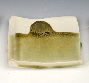 Hakuji: rectangular dish #F