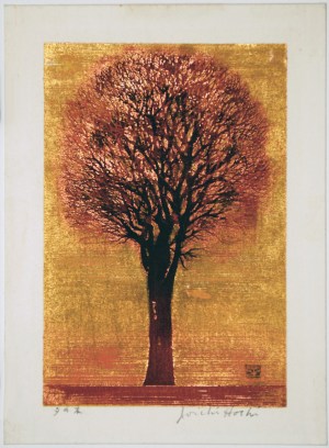 Evening Tree (Red)