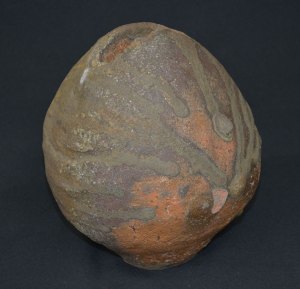Natural Ash Glazed Kettle Hole Vessel 177