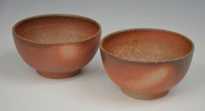 IZUMI - Bizen Rice Bowl - (pair)
