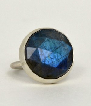 Laboradorite and Silver Ring