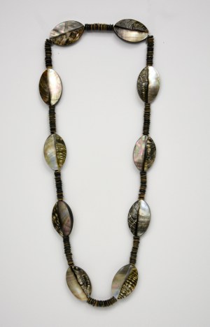 Large Abalone Bead Necklace
