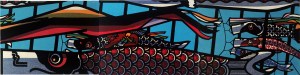 Flying Carp - triptych