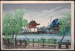 Rain at Shinobazu Pond