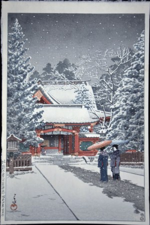 Snow at Hie Shrine