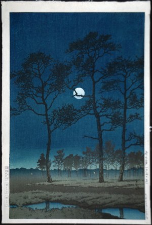 Winter Moon at Toyama-ga-hara