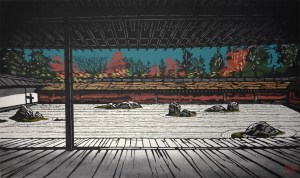 Ryoan-ji Garden in Autumn