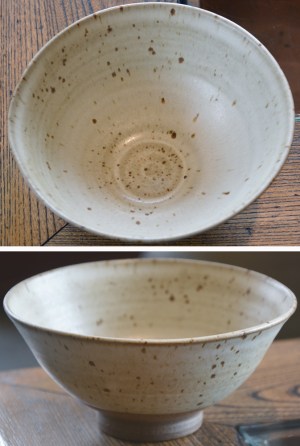 White Speckle Bowl #76