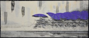 Small Untitled Watercolor No. 9 (purple)