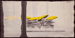 Small Untitled Watercolor No. 4 (yellow)