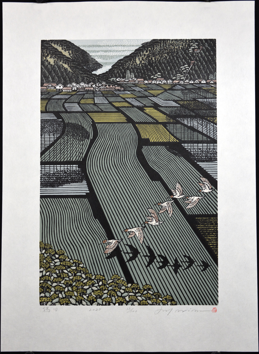 Rice Fields with Toki (crested Ibis) - Image 2