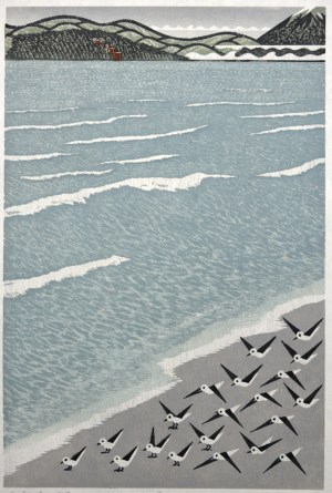 Shichirigahama (Seven Mile Beach)--Flying