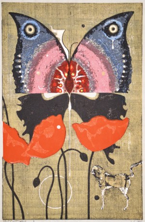 Butterfly and Flowers