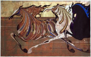 Horse Dashing in the Afternoon