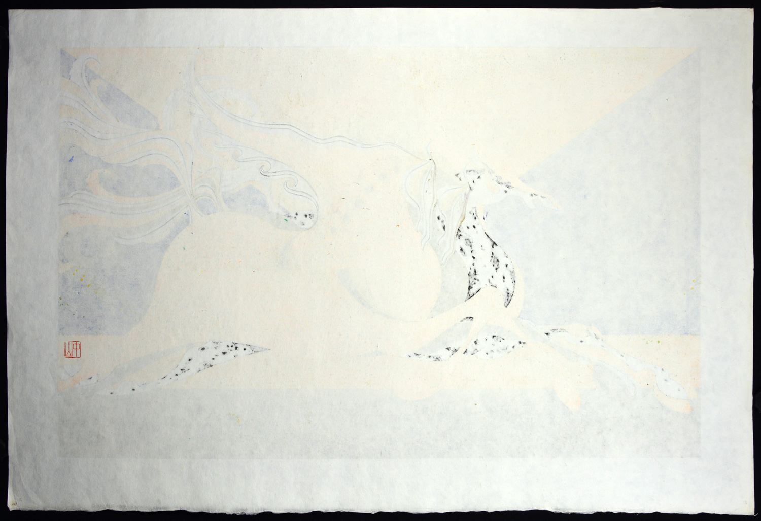 Blue Afternoon Running Horses - Image 2