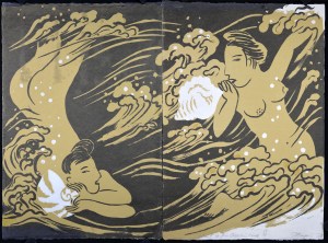 Chant of the Ocean diptych