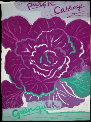 Purple Cabbage - Green Gulch Seed Cat