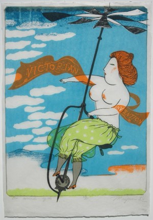 Victorian Invention - Aerial Cycle