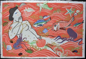 Bliss of the Sea I (red)