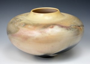 Large Hand-Burnished Vessel